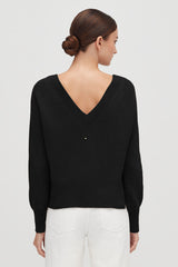 Cashmere Deep V-Neck Sweater