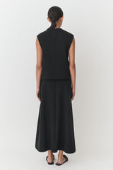 Terry Split Front Skirt