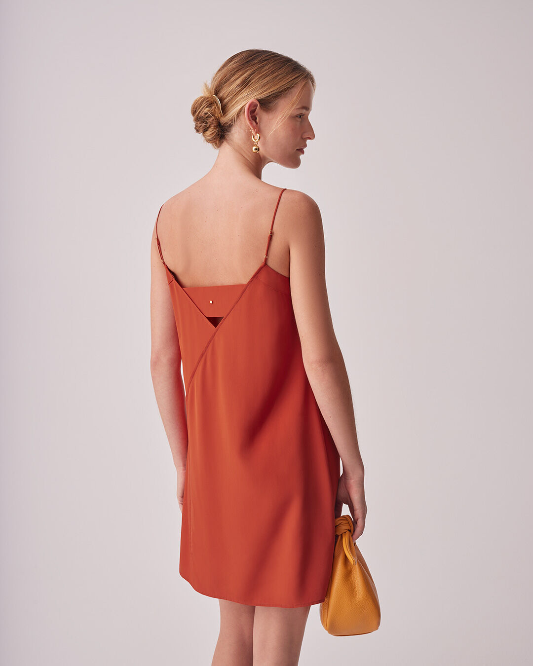 Silk Short Slip Dress