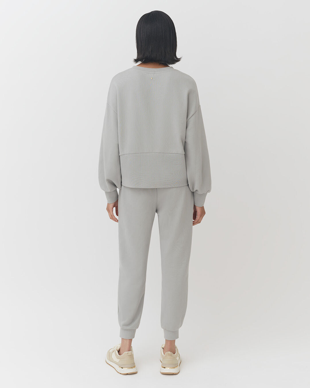 Terry Balloon Sleeve Sweatshirt