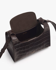 Mini Double Loop Bag (Croco)