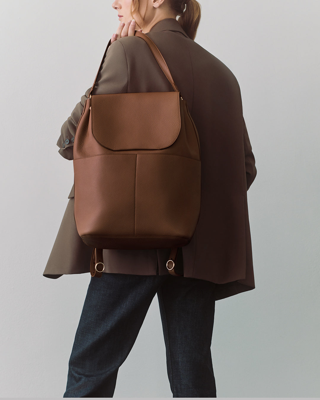 Leather Backpack 13-inch