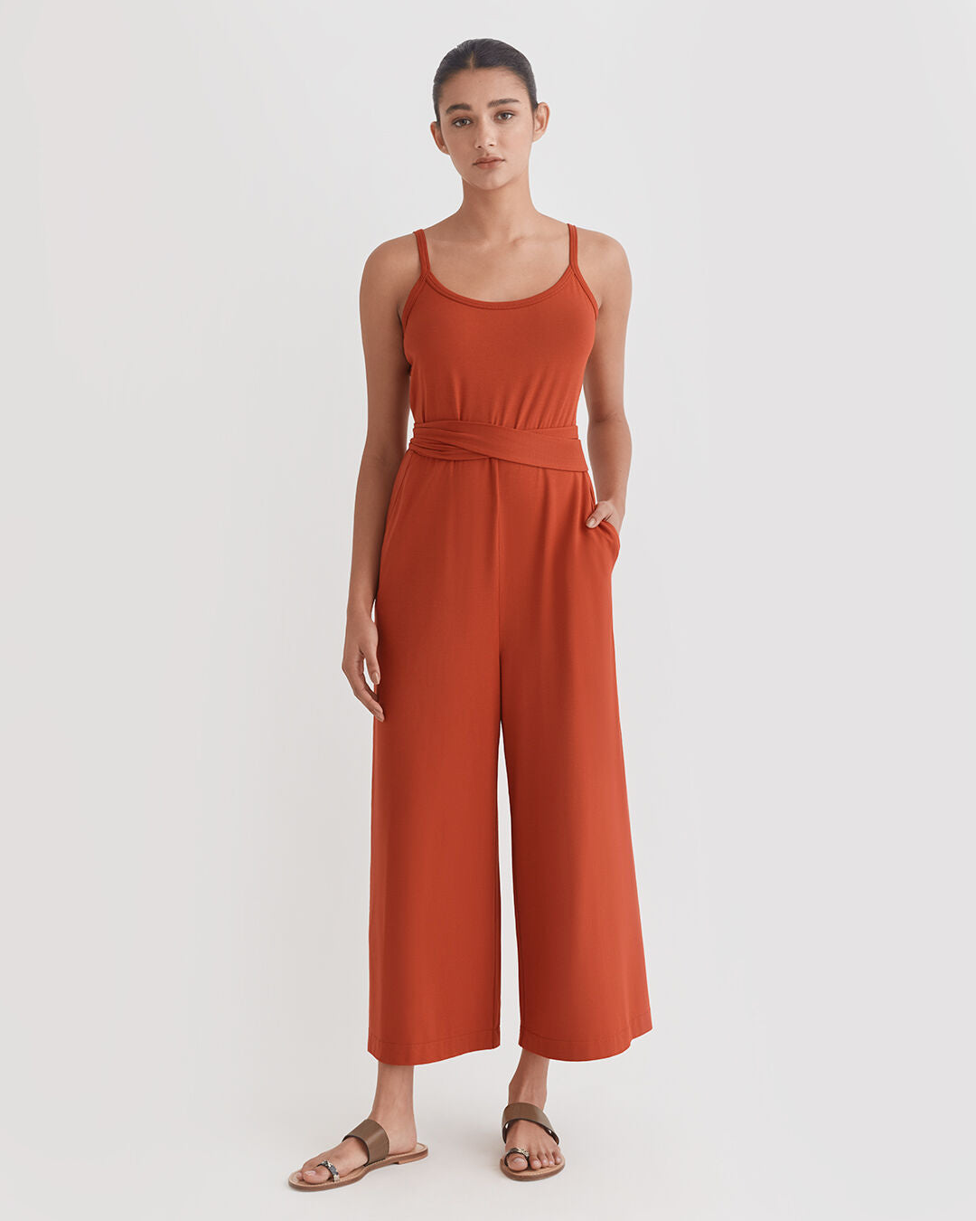 V-Back Jumpsuit