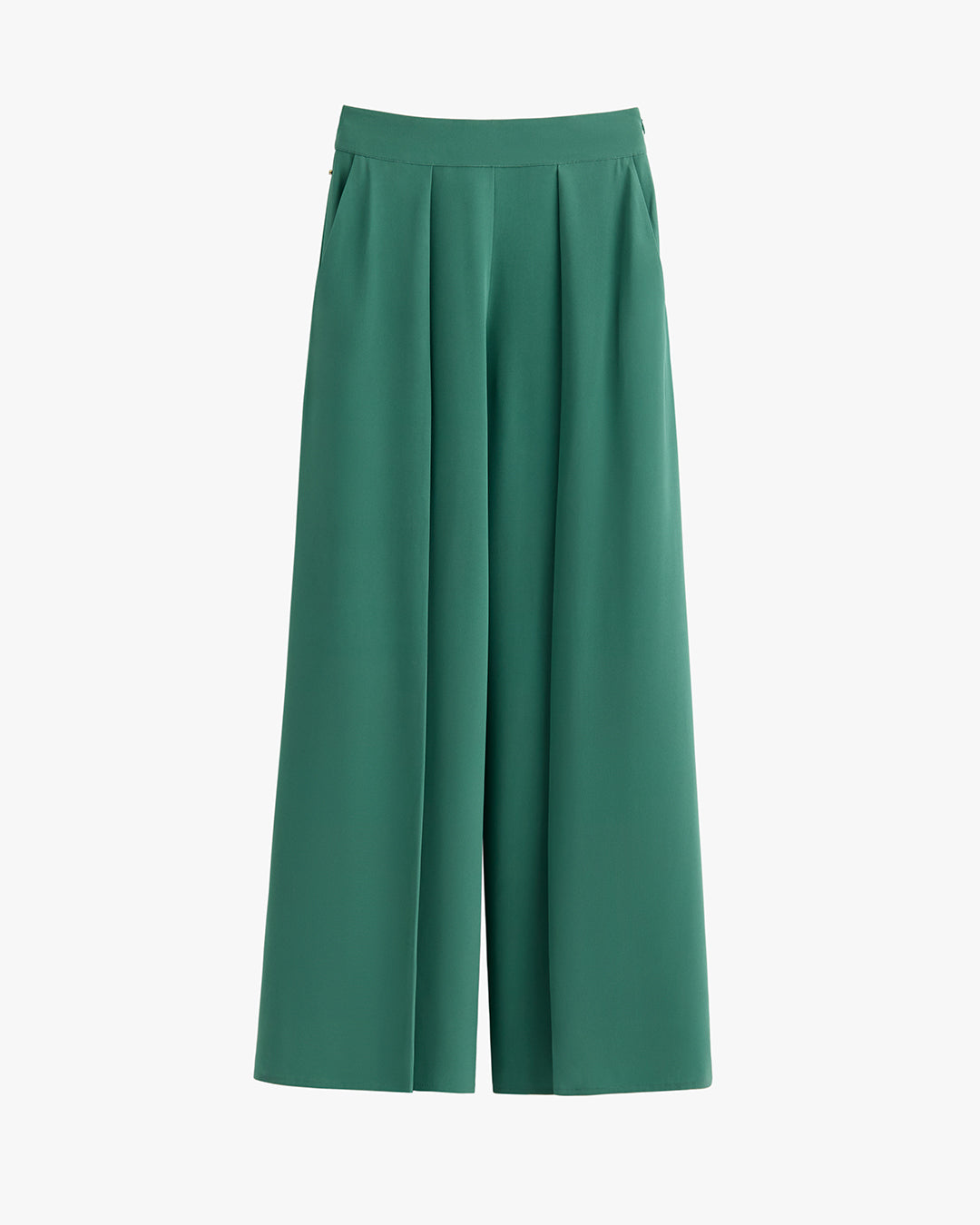 Silk Pleated Pant