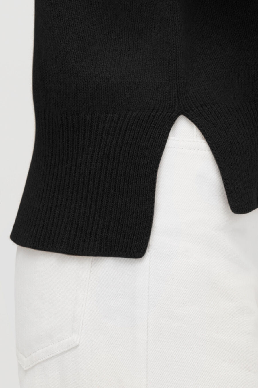 Cashmere Deep V-Neck Sweater