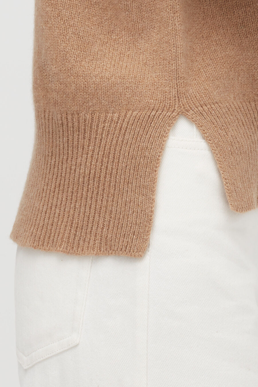 Cashmere Deep V-Neck Sweater