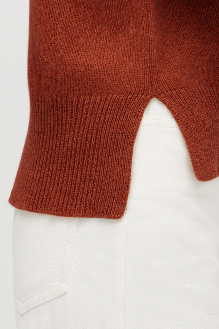 Cashmere Deep V-Neck Sweater