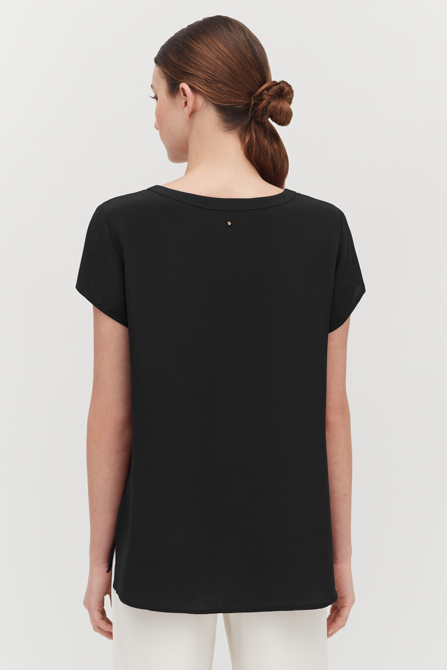 Silk High-Low Tee