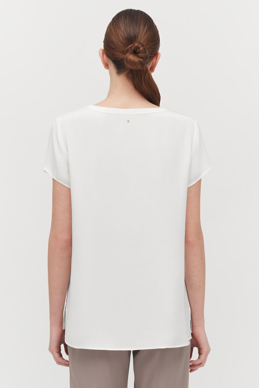 Silk High-Low Tee