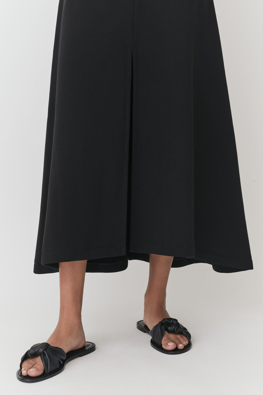 Terry Split Front Skirt