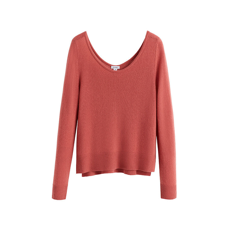 Single-Origin Cashmere Scoop Neck Sweater