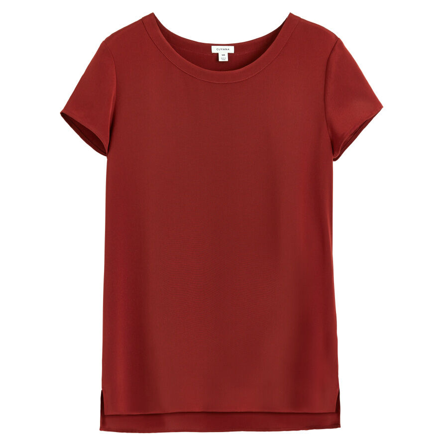 Silk High-Low Tee