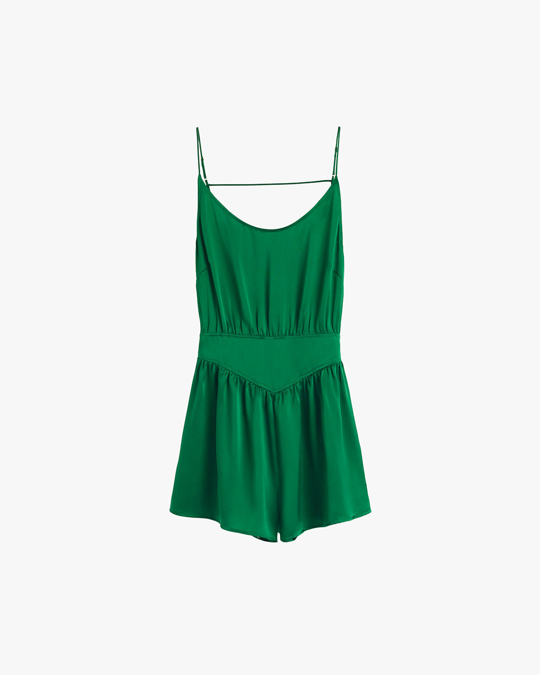 Washable Charmeuse Sleep Jumpsuit