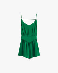 Washable Charmeuse Sleep Jumpsuit