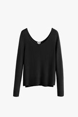 Single-Origin Cashmere Scoop Neck Sweater