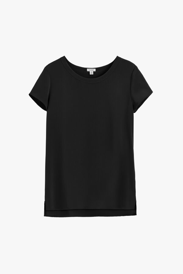 Silk High-Low Tee