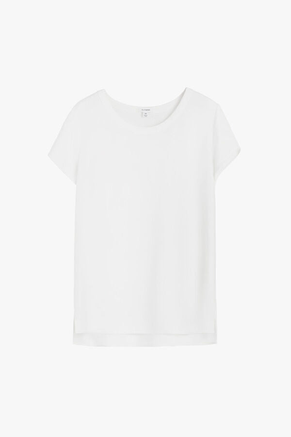 Silk High-Low Tee
