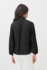 Silk Bow Blouse