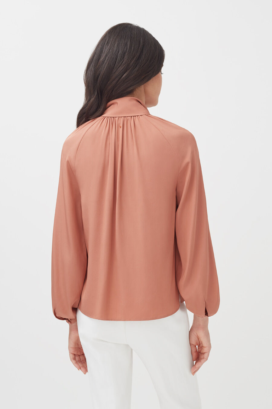 Silk Bow Blouse