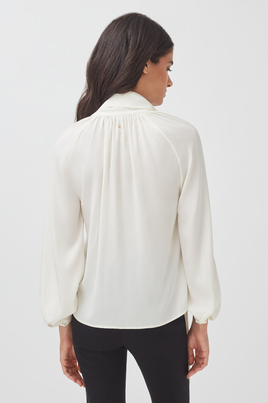 Silk Bow Blouse