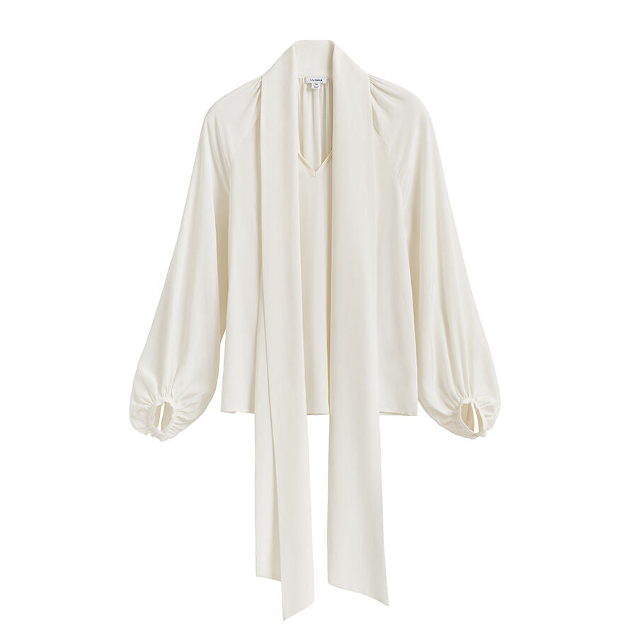Silk Bow Blouse