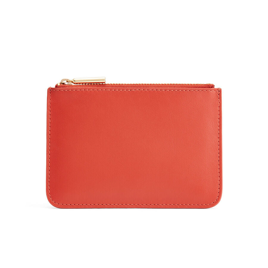 Zero Waste Slim Leather Pouch