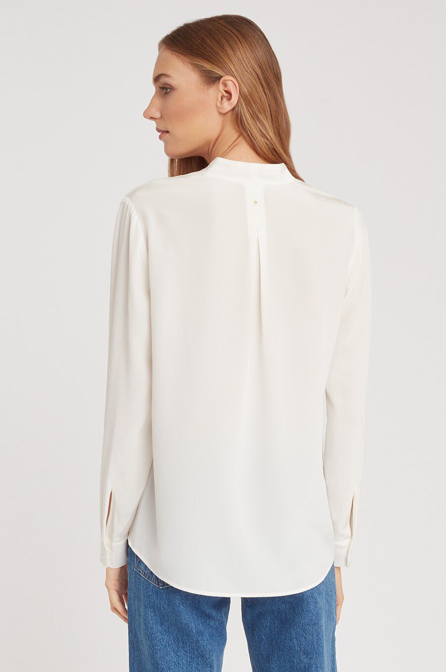 Silk Wrap Blouse